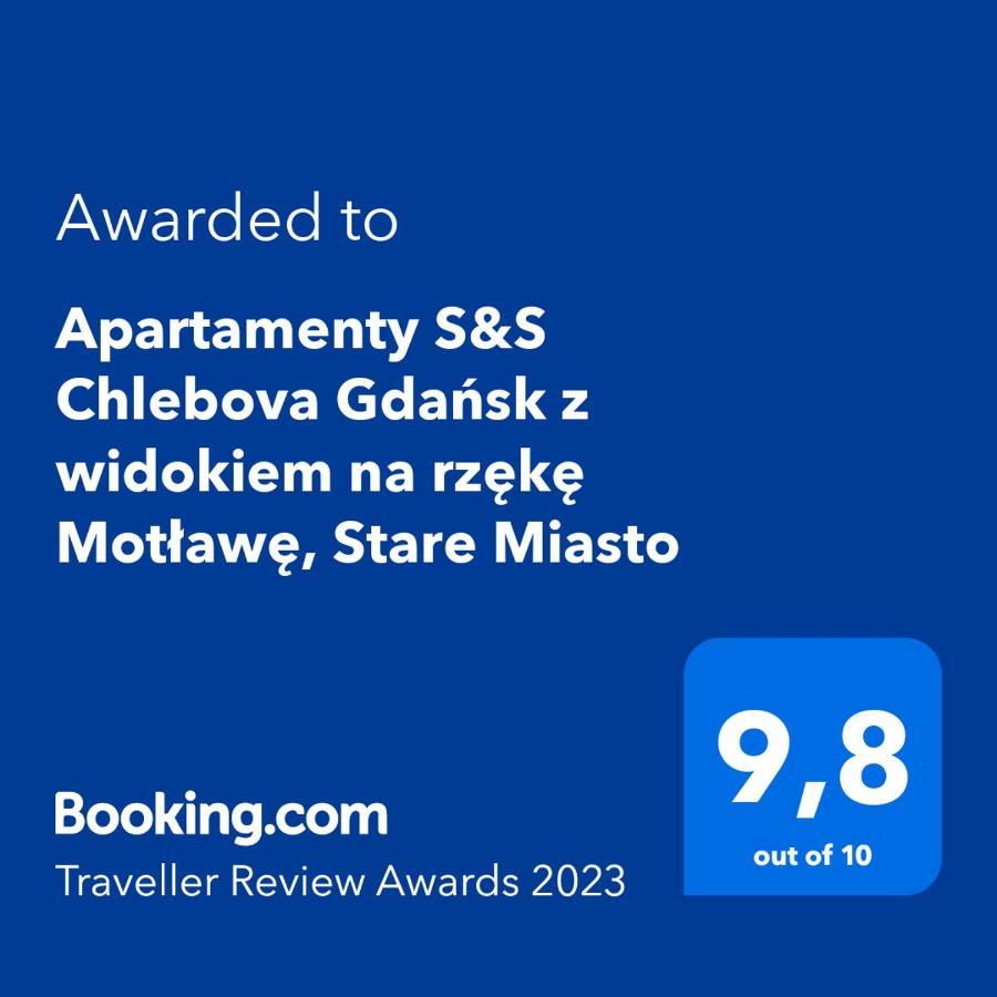 Apartamenty S&S Chlebova Gdansk Z Widokiem Na Rzeke Motlawe, Stare Miasto Bagian luar foto